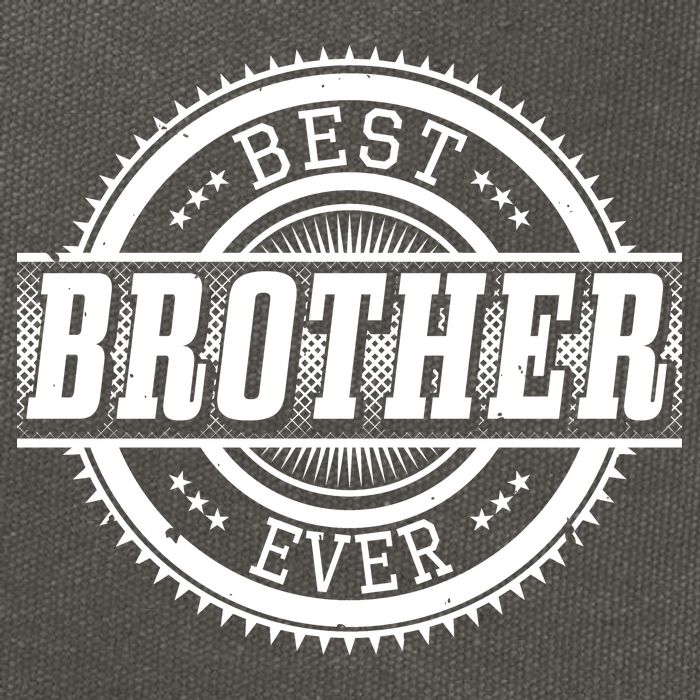 Best Brother Ever Cotton Canvas Backpack
