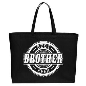 Best Brother Ever Cotton Canvas Jumbo Tote