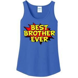 Best Brother Ever Cartoon Shout Ladies Essential Tank