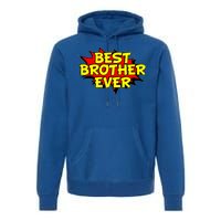 Best Brother Ever Cartoon Shout Premium Hoodie