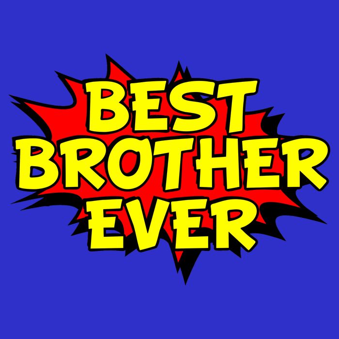 Best Brother Ever Cartoon Shout 16 in Basic Backpack