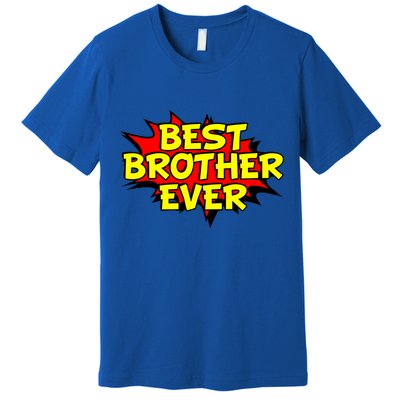 Best Brother Ever Cartoon Shout Premium T-Shirt