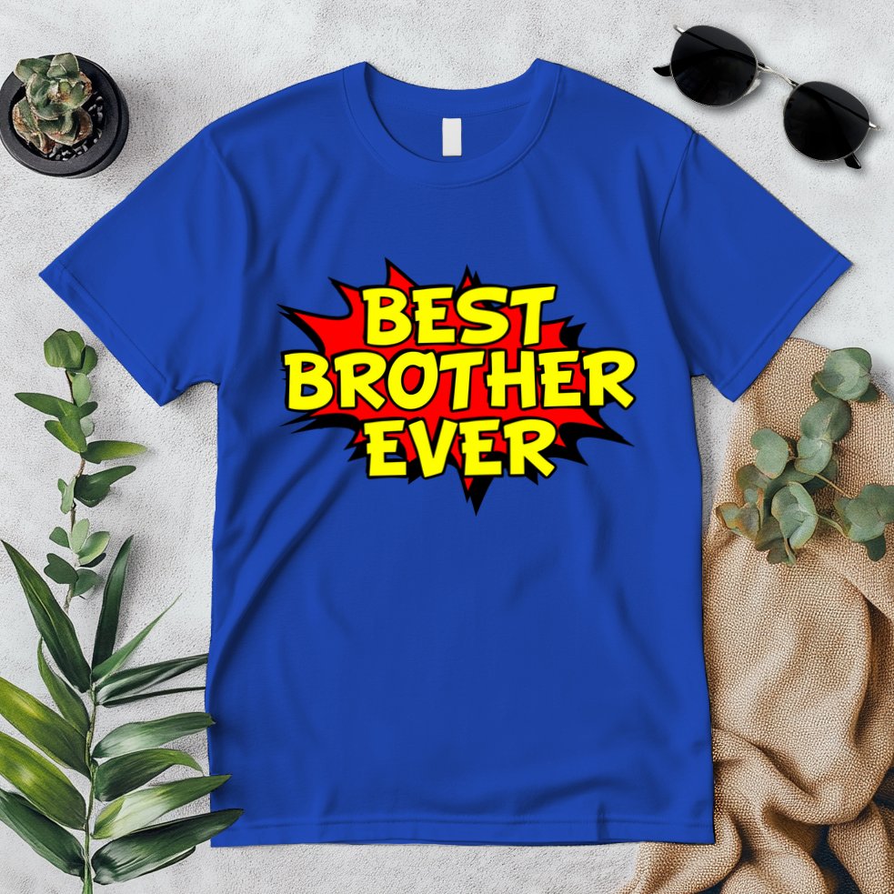 Best Brother Ever Cartoon Shout Premium T-Shirt