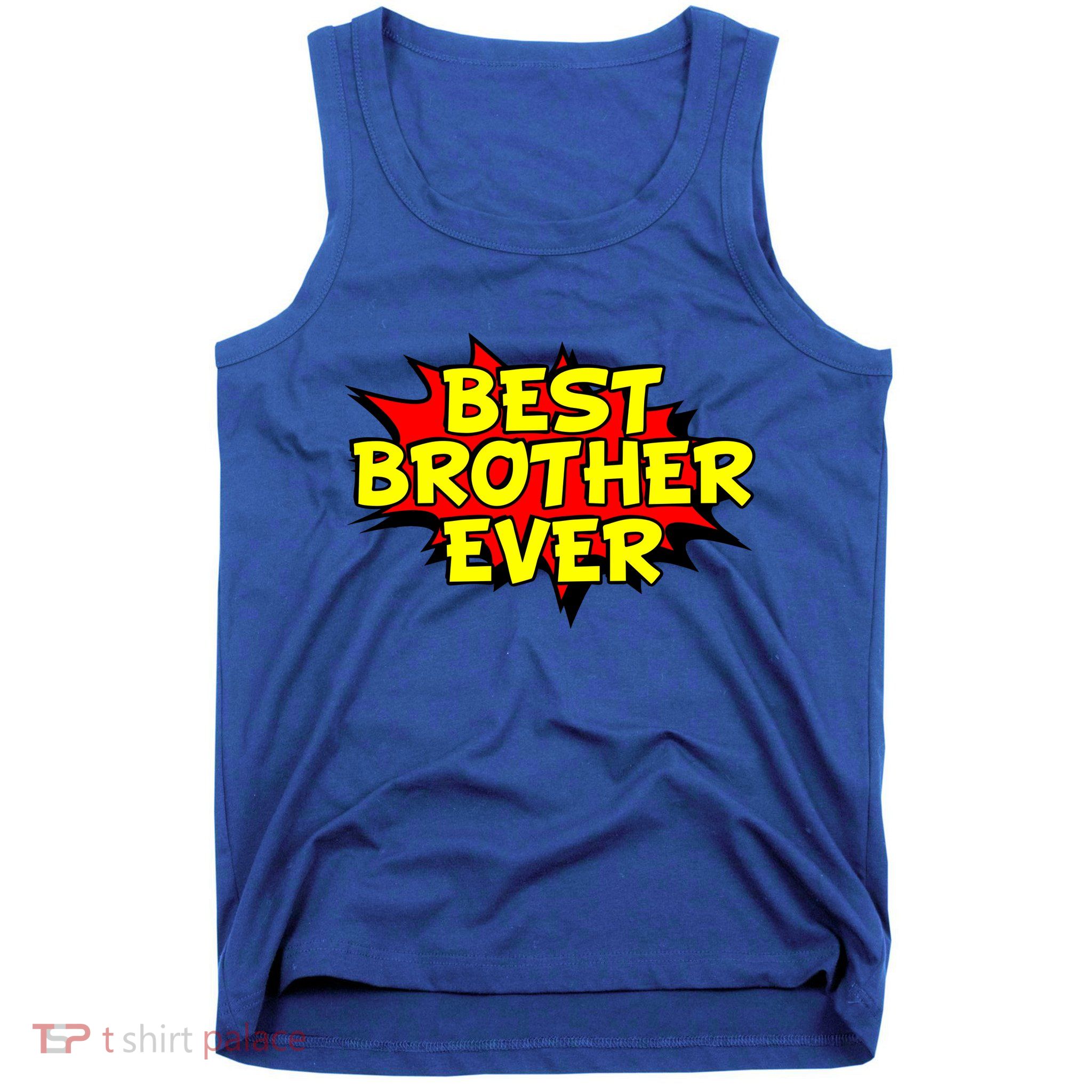Best Brother Ever Cartoon Shout Tank Top
