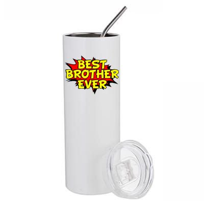 Best Brother Ever Cartoon Shout Stainless Steel Tumbler