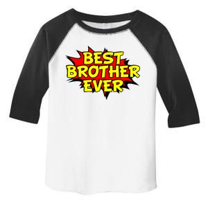 Best Brother Ever Cartoon Shout Toddler Fine Jersey T-Shirt