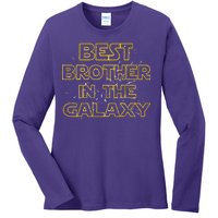 Best Brother In The Galaxy Ladies Long Sleeve Shirt