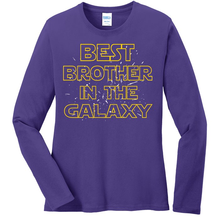 Best Brother In The Galaxy Ladies Long Sleeve Shirt