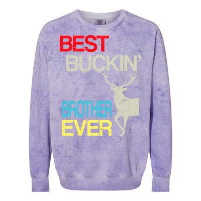 Best Buckin Brother Colorblast Crewneck Sweatshirt