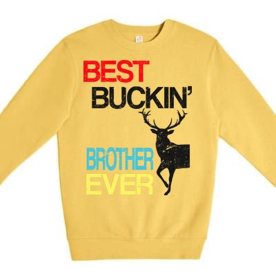 Best Buckin Brother Premium Crewneck Sweatshirt