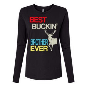 Best Buckin Brother Womens Cotton Relaxed Long Sleeve T-Shirt