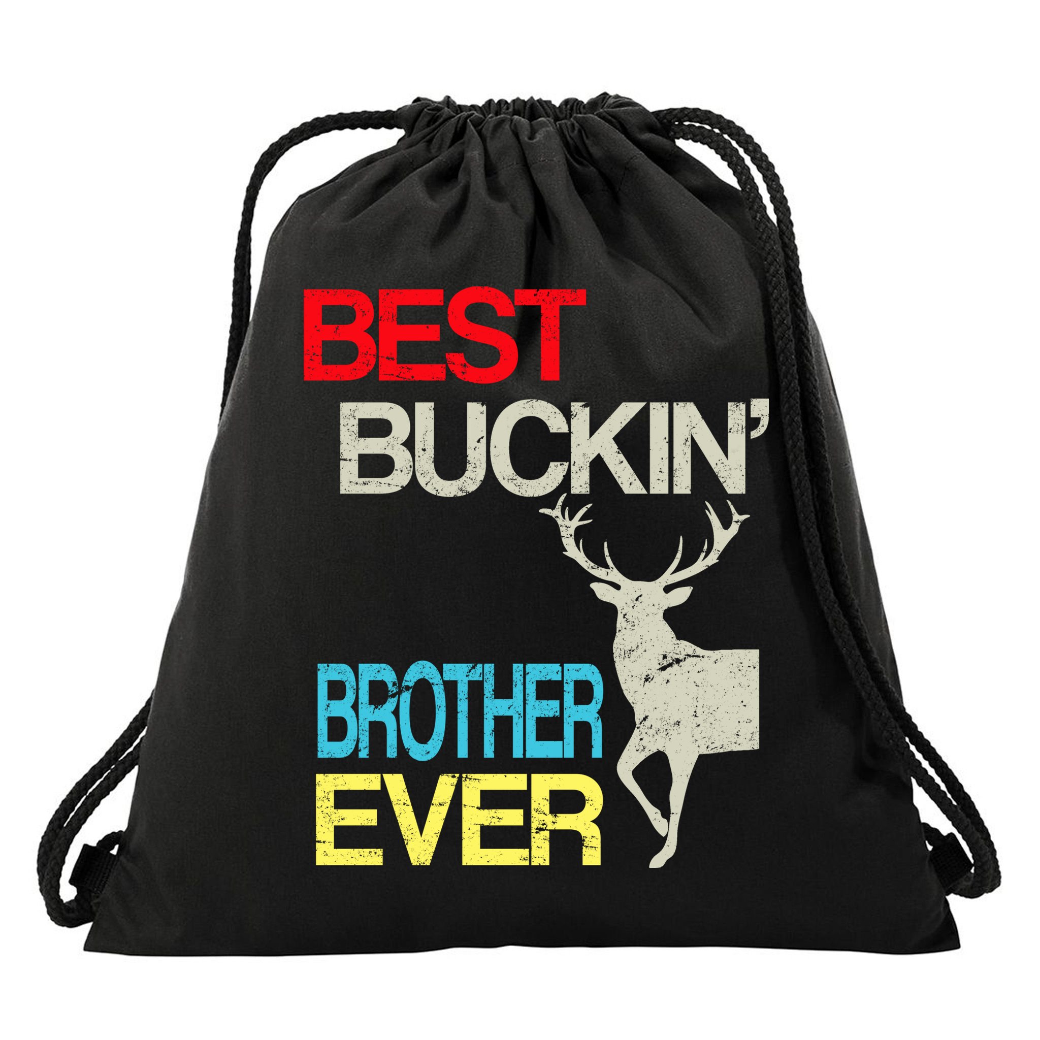 Best Buckin Brother Drawstring Bag