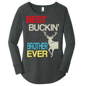 Best Buckin Brother Women's Perfect Tri Tunic Long Sleeve Shirt