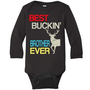 Best Buckin Brother Baby Long Sleeve Bodysuit