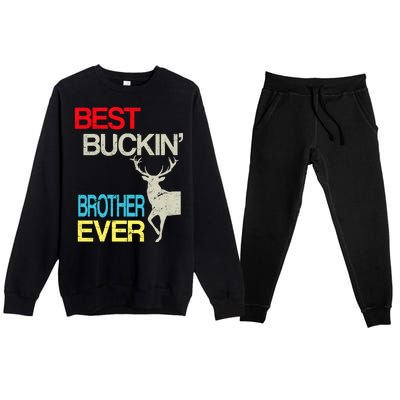 Best Buckin Brother Premium Crewneck Sweatsuit Set