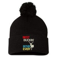 Best Buckin Brother Pom Pom 12in Knit Beanie