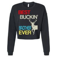 Best Buckin Brother Cropped Pullover Crew