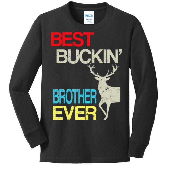 Best Buckin Brother Kids Long Sleeve Shirt