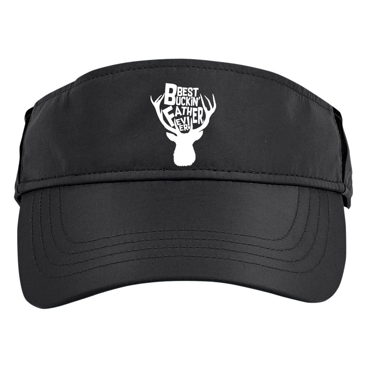 Best Buckin Father Ever Adult Drive Performance Visor