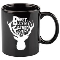 Best Buckin Father Ever 11oz C Handle Ceramic Mug