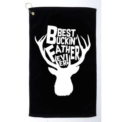 Best Buckin Father Ever Golf Towel