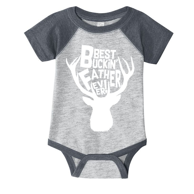 Best Buckin Father Ever Infant Baby Jersey Bodysuit