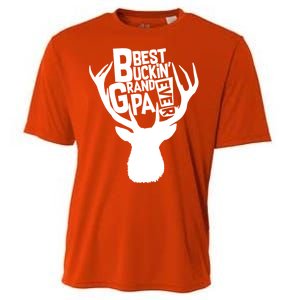 Best Buckin Grandpa Ever Cooling Performance Crew T-Shirt