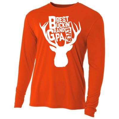 Best Buckin Grandpa Ever Cooling Performance Long Sleeve Crew