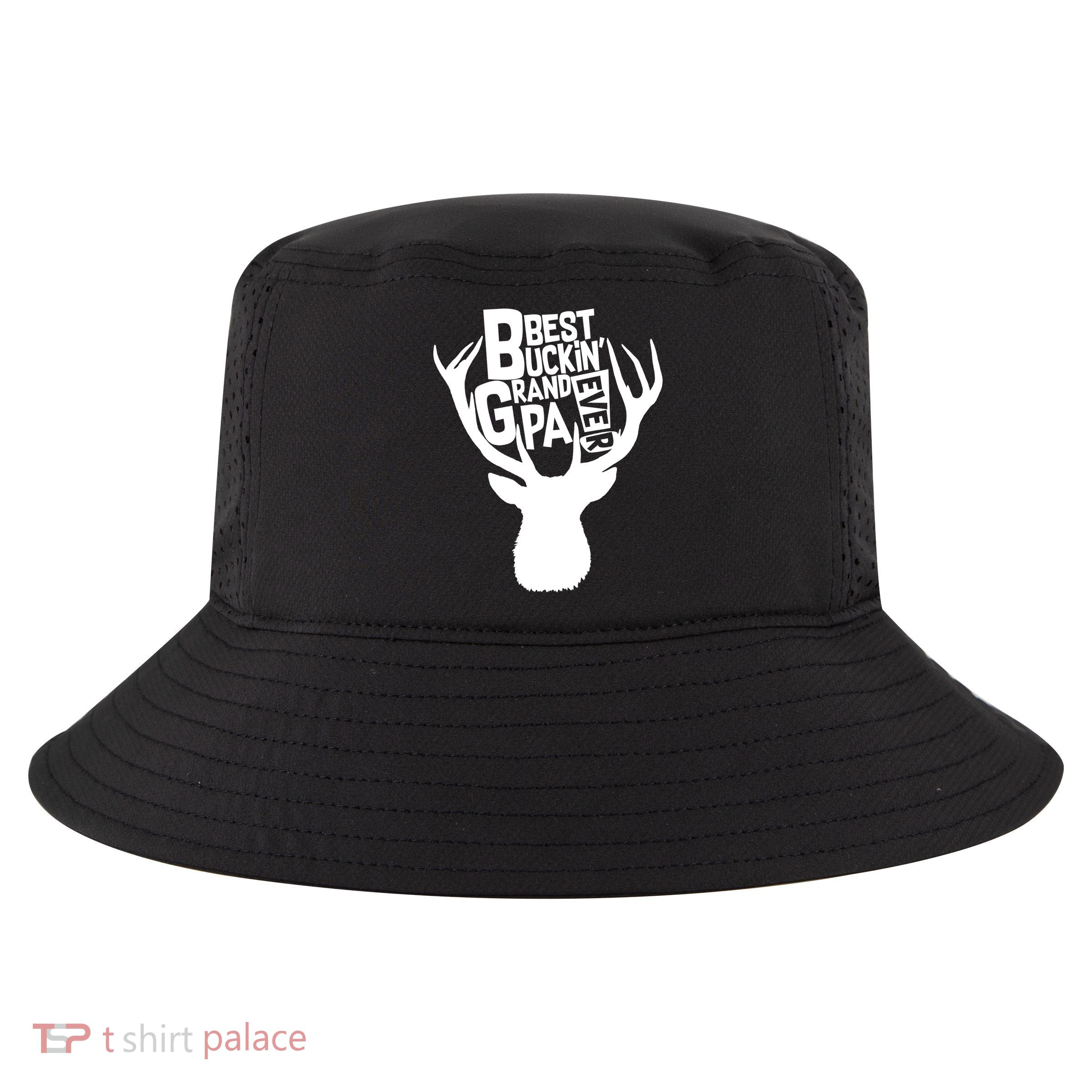 Best Buckin Grandpa Ever Cool Comfort Performance Bucket Hat