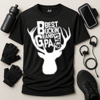 Best Buckin Grandpa Ever Cooling Performance Crew T-Shirt