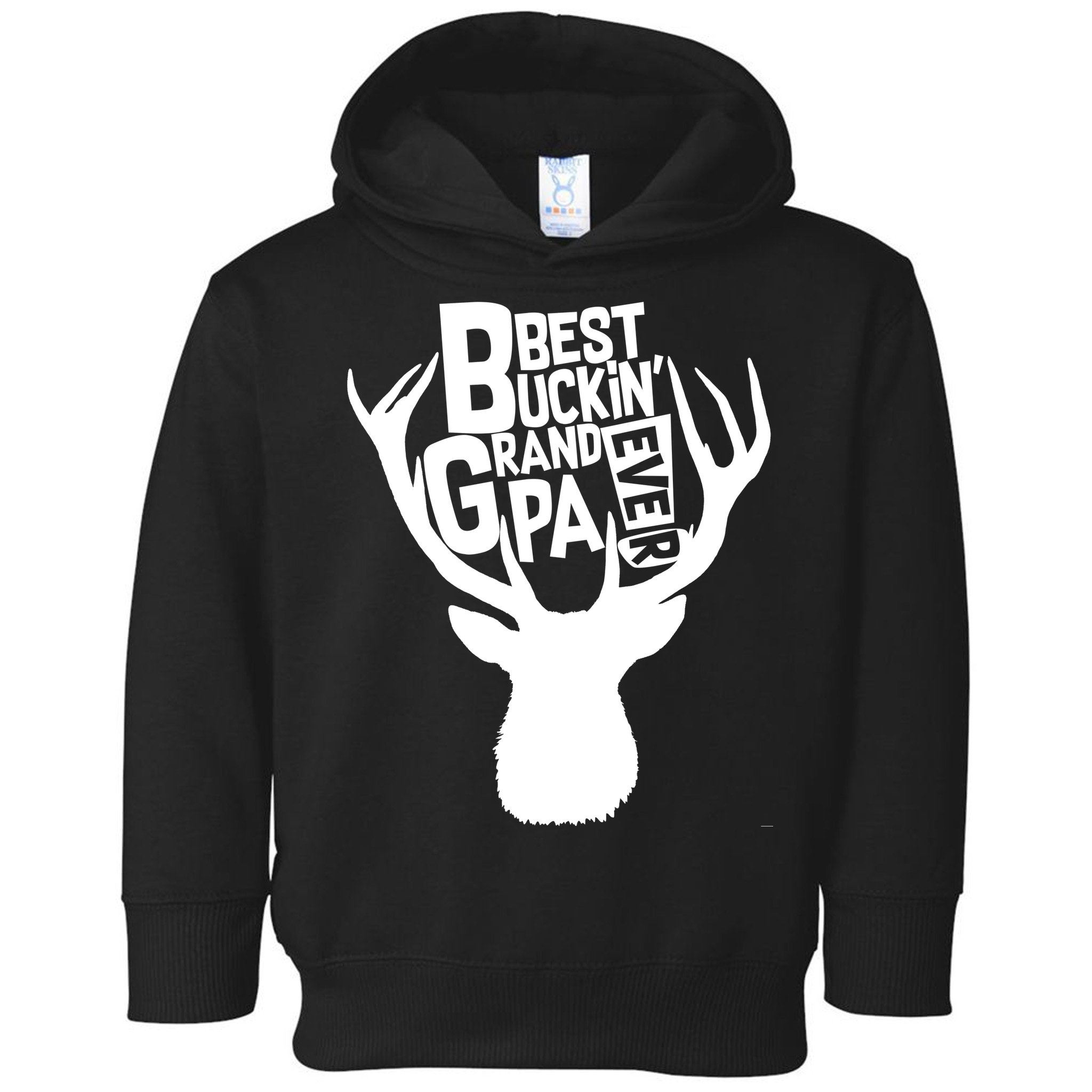Best Buckin Grandpa Ever Toddler Hoodie