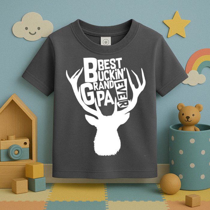 Best Buckin Grandpa Ever Toddler T-Shirt