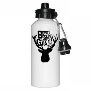 Best Buckin Grandpa Ever Aluminum Water Bottle