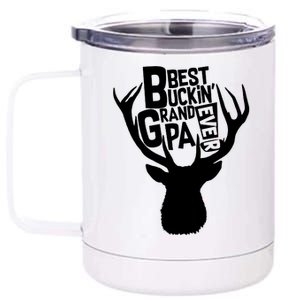 Best Buckin Grandpa Ever 12 oz Stainless Steel Tumbler Cup