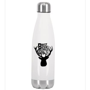 Best Buckin Grandpa Ever Stainless Steel Insulated Water Bottle