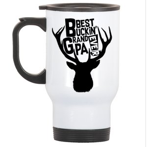 Best Buckin Grandpa Ever Stainless Steel Travel Mug