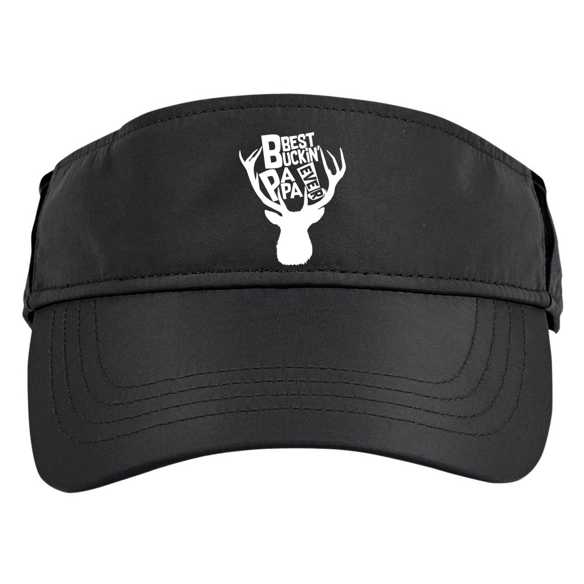 Best Buckin Papa Ever Adult Drive Performance Visor