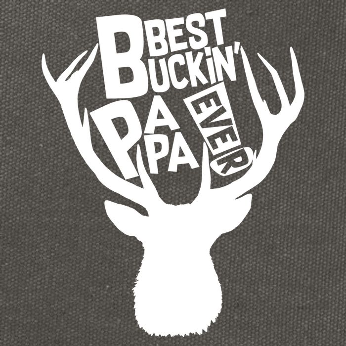 Best Buckin Papa Ever Cotton Canvas Backpack