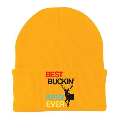 Best Buckin Pop Pop Knit Cap Winter Beanie