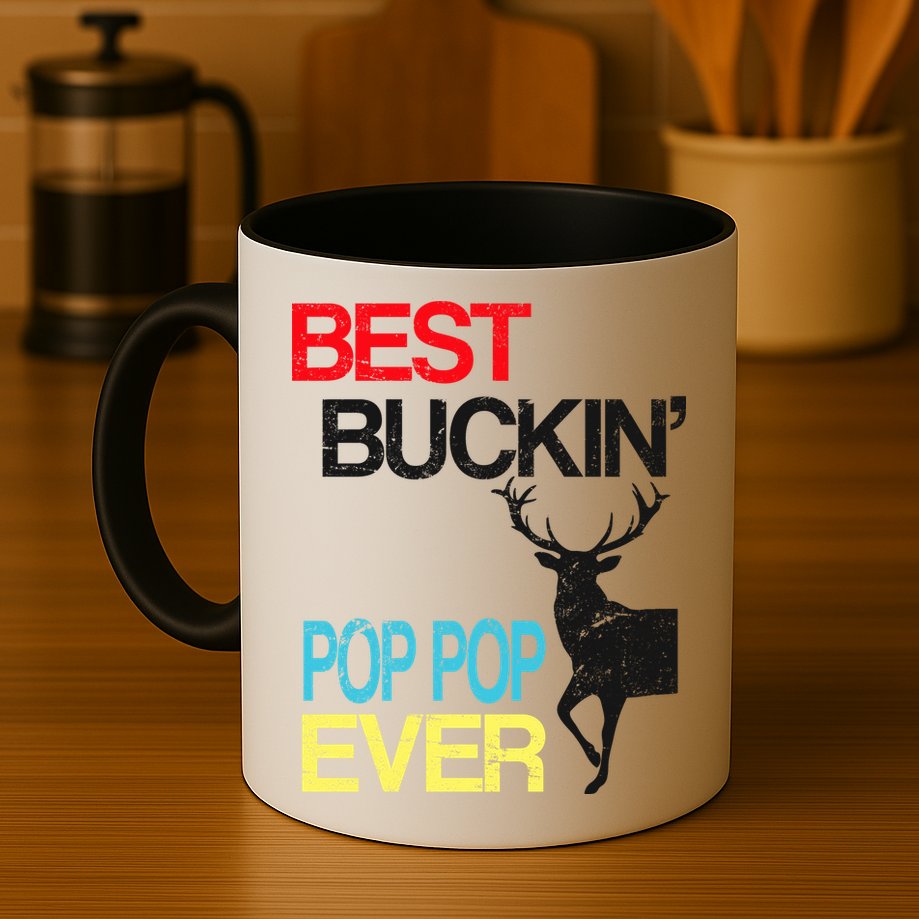 Best Buckin Pop Pop Mug