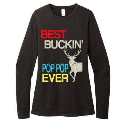 Best Buckin Pop Pop Womens CVC Long Sleeve Shirt