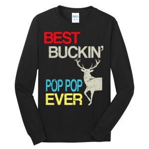 Best Buckin Pop Pop Tall Long Sleeve T-Shirt