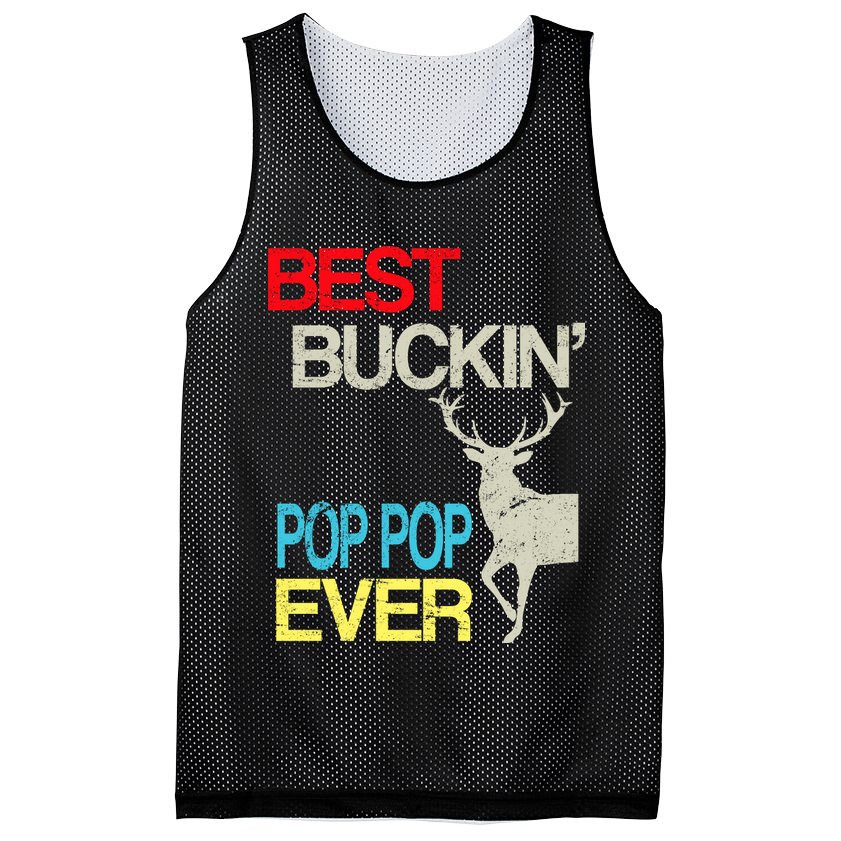 Best Buckin Pop Pop Mesh Reversible Basketball Jersey Tank