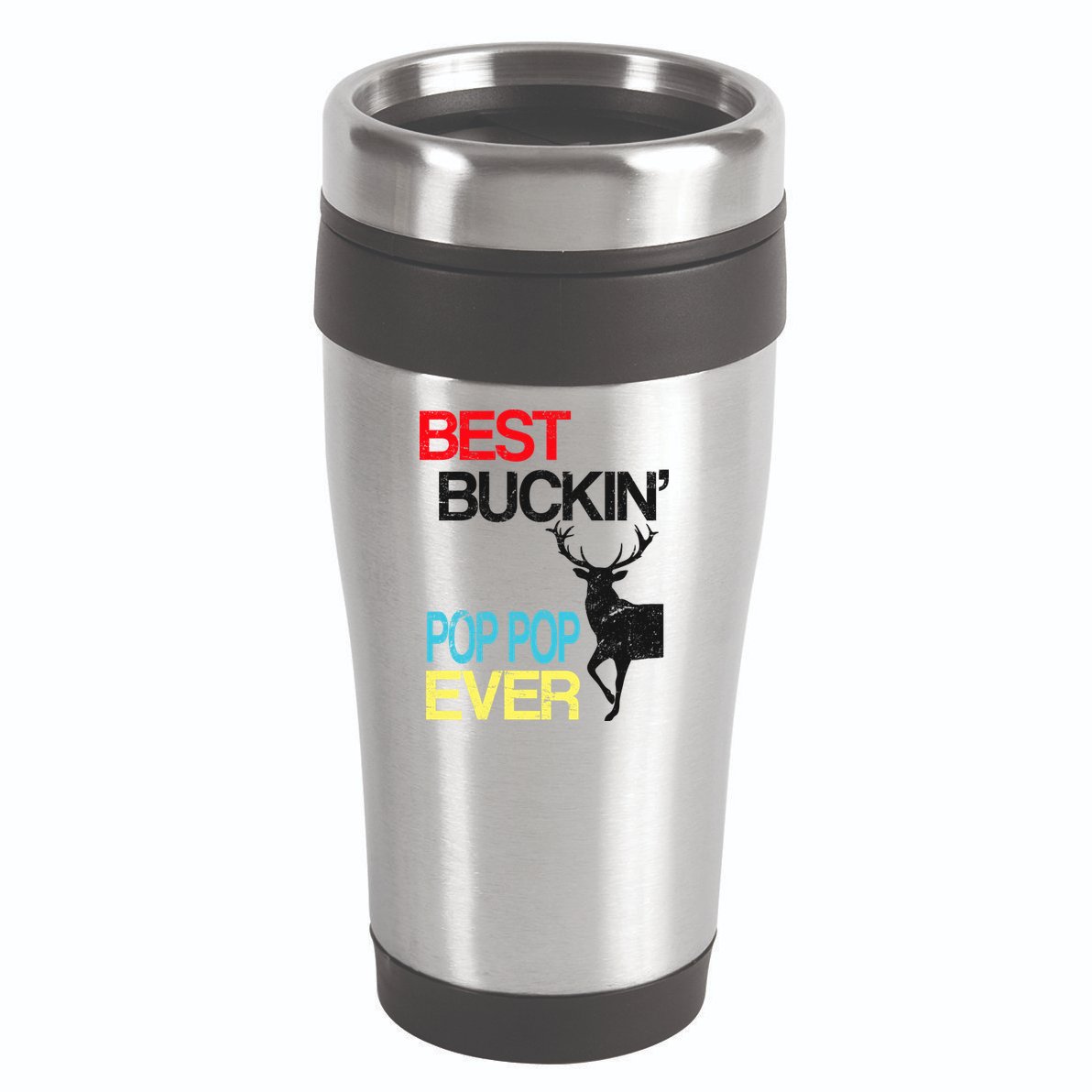 Best Buckin Pop Pop 16oz Travel Tumbler