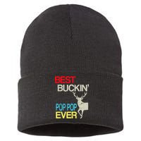 Best Buckin Pop Pop Sustainable Knit Beanie