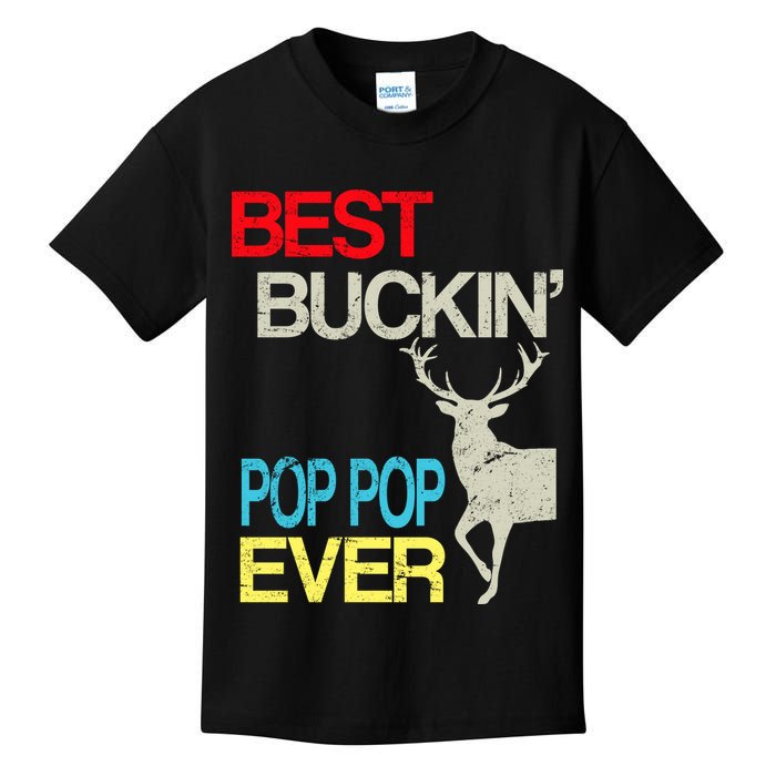 Best Buckin Pop Pop Kids T-Shirt