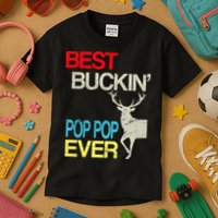Best Buckin Pop Pop Kids T-Shirt