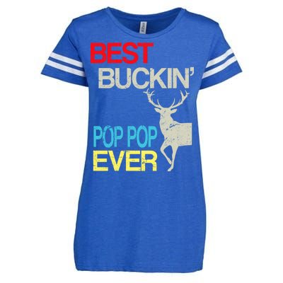 Best Buckin Pop Pop Enza Ladies Jersey Football T-Shirt