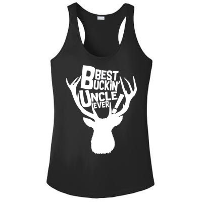 Best Buckin Uncle Ever Ladies PosiCharge Competitor Racerback Tank