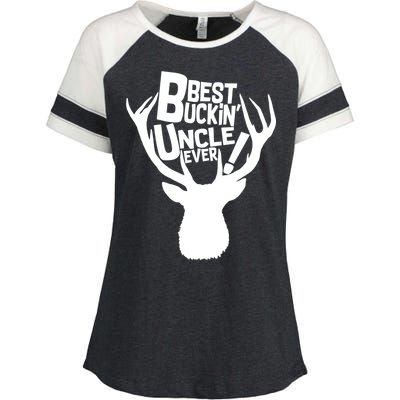 Best Buckin Uncle Ever Enza Ladies Jersey Colorblock Tee